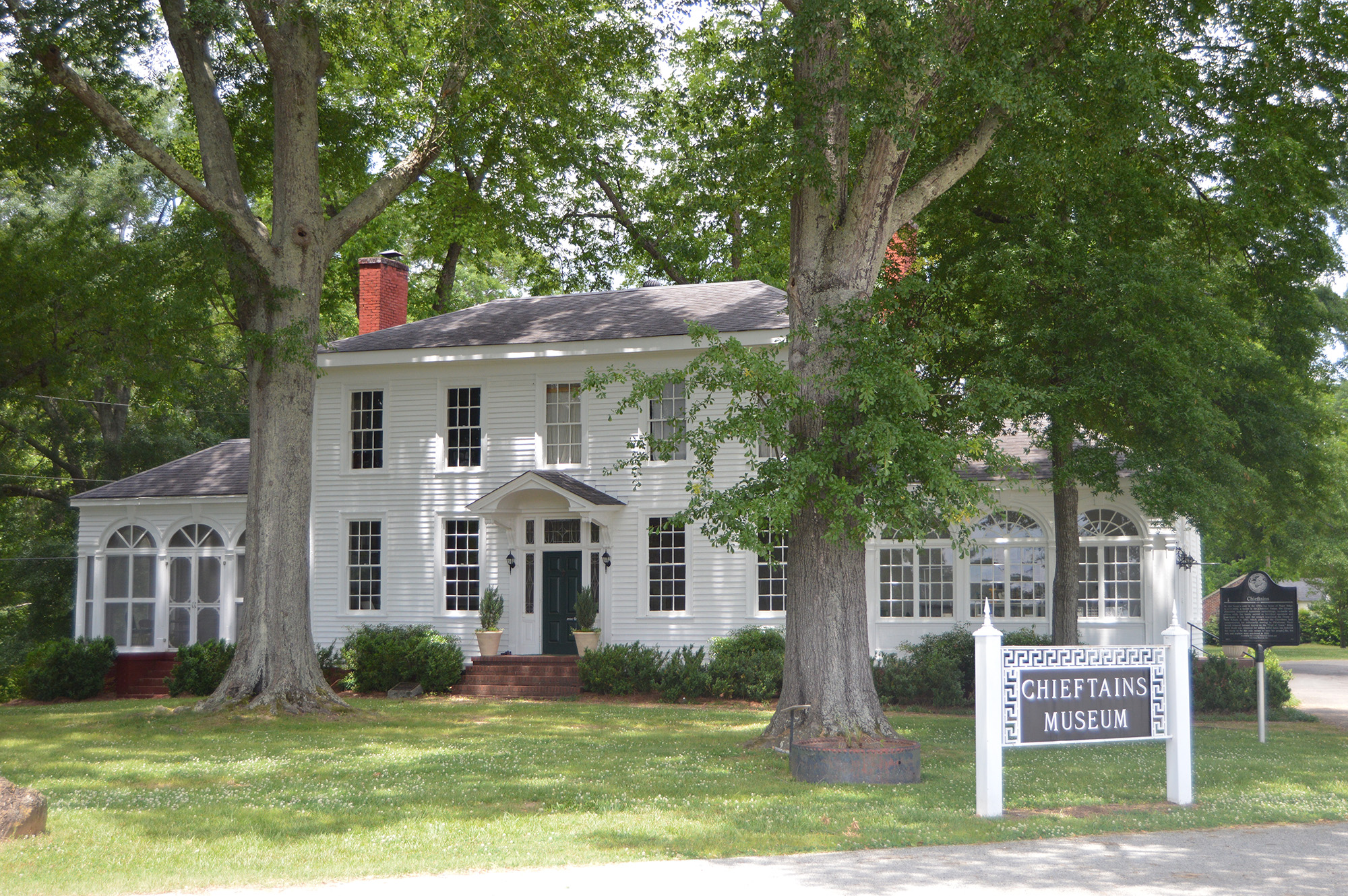 The former home of Cherokee leader Major Ridge is designated as a National Historic Landmark and is an official site on the Trail of Tears National Historic Trail.