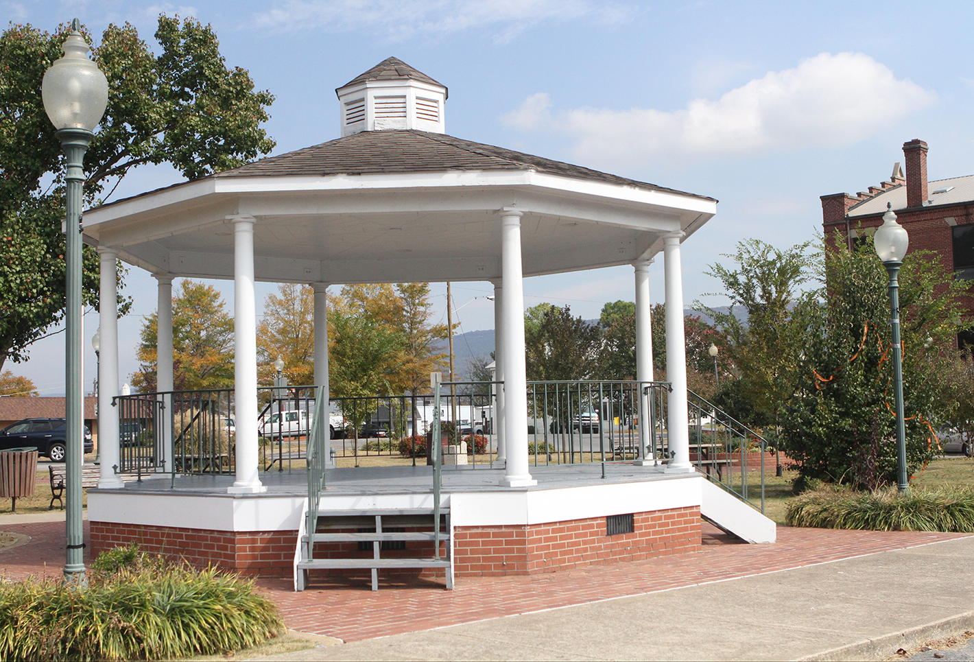 October 29, 2013
A gazebo at the town square off Main St. on Tuesday in Trenton, Ga.