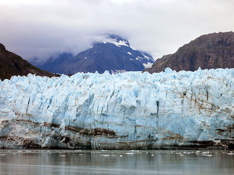 
              This July 30, 2014 photo shows Margerie Glacier, one of many glaciers that make up Alaska's Glacier Bay National Park. With melting glaciers and rising seas as his backdrop, President Barack Obama will visit Alaska next week to press for urgent global action to combat climate change, even as he carefully calibrates his message in a state heavily dependent on oil.   (AP Photo/Kathy Matheson)
            