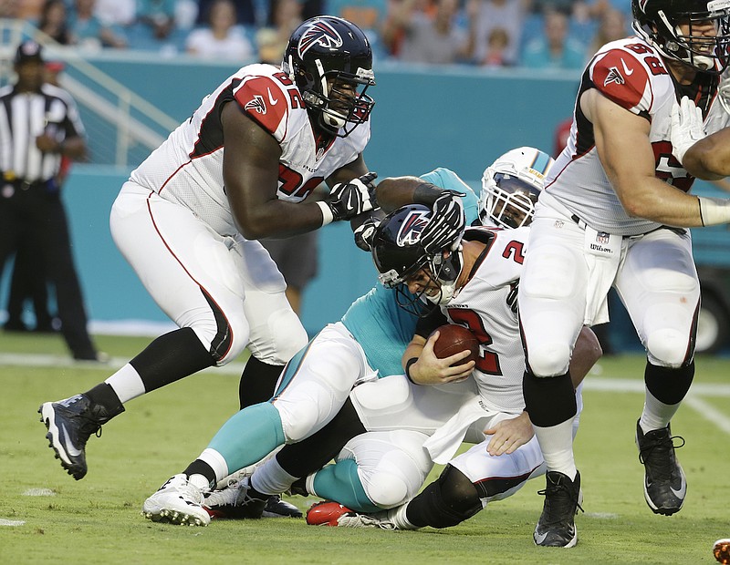 We've seen way too much of this for the Falcons this preseason.
