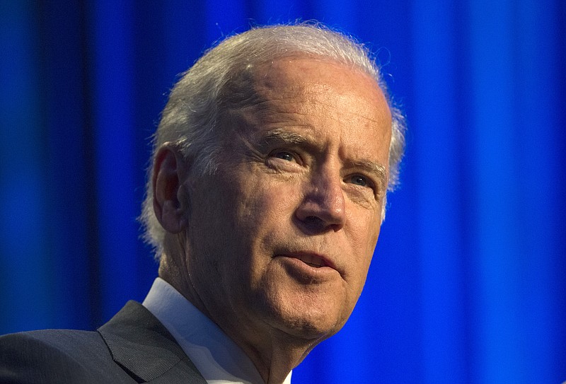 
              FILE - In this July 16, 2015 file photo, Vice President Joe Biden speaks at Generation Progress's 10th Annual Make Progress National Summit in Washington. Biden will be among Stephen Colbert's first guests on "The Late Show." CBS announced Tuesday, Sept. 1, 2015, that Biden will join previously announced guests Uber CEO Travis Kalanick and country singer Toby Keith on Sept. 10.  (AP Photo/Molly Riley, File)
            