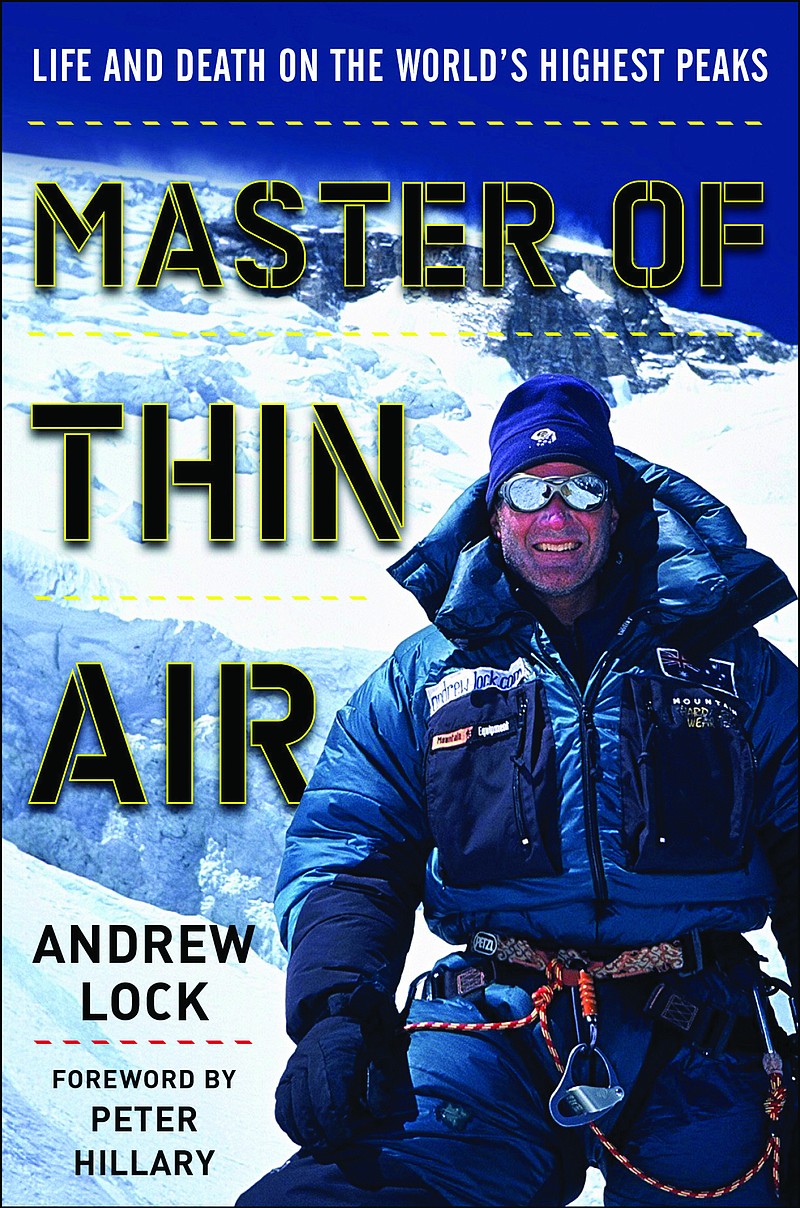 
              This photo provided by Andrew Lock shows the cover of the book, "Master of Thin Air," (Arcade Publishing, an imprint of Skyhorse Publishing, Inc.) by Andrew Lock. (Andrew-Lock.com via AP)
            