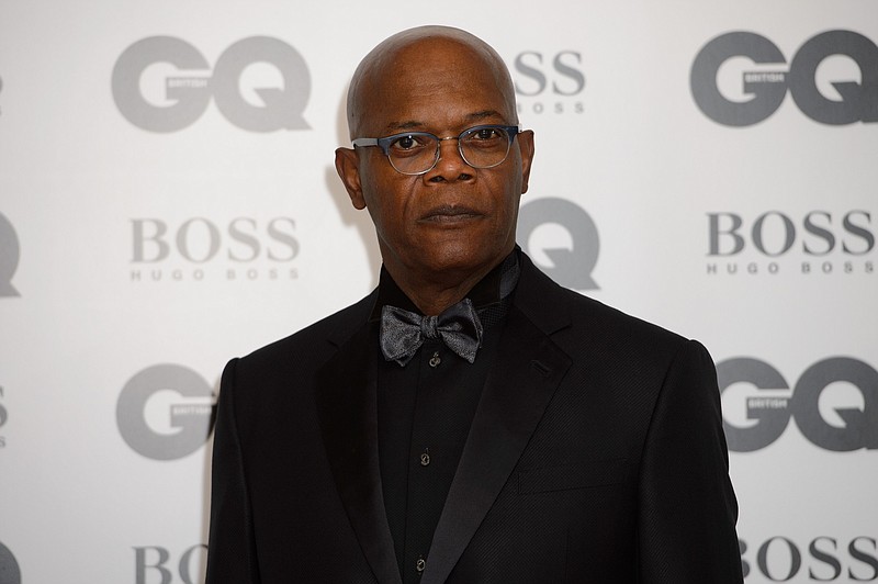Samuel L Jackson poses for photographers at the GQ Men of the Year Awards 2015 at a central London venue, London, Tuesday, Sept. 8, 2015. (Photo by Jonathan Short/Invision/AP)