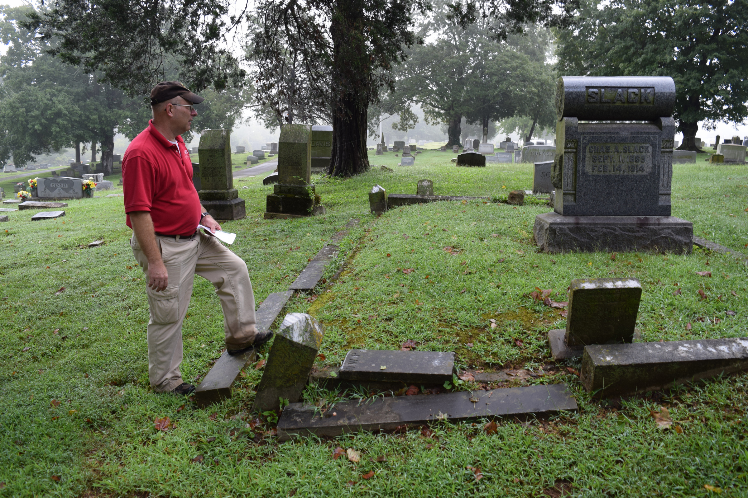 Tennessee Overhill Heritage Association executive director Gerald Hodge talks about a project to document the oddest and most unusual graves and markers in McMinn, Monroe and Polk counties.