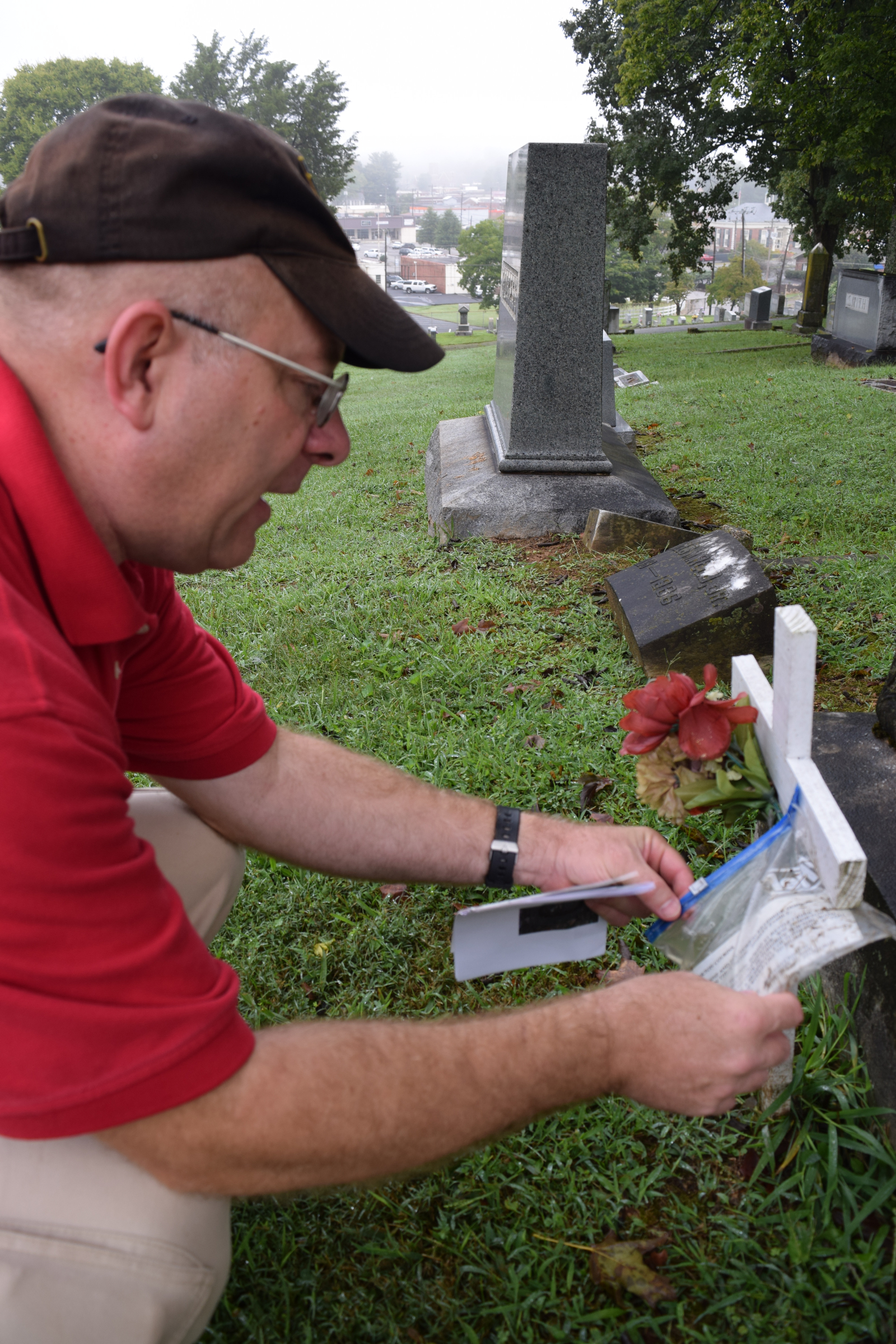 Tennessee Overhill Heritage Association executive director Gerald Hodge talks about a project to document the oddest and most unusual graves and markers in McMinn, Monroe and Polk counties.