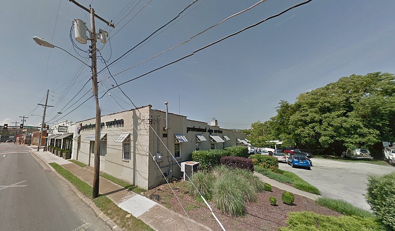 A screenshot taken from Google maps of 405 North Market St. in Chattanooga.