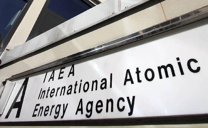 The International Atomic Energy Agency, IAEA, office inside, at the International Center, in Vienna, Austria, will only review work done by Iranians who are allowed to collect their own environmental samples on the Parchin plant site (instead of samples collected by IAEA experts), according to the nuclear agreement with Iran, the United States and other major countries.