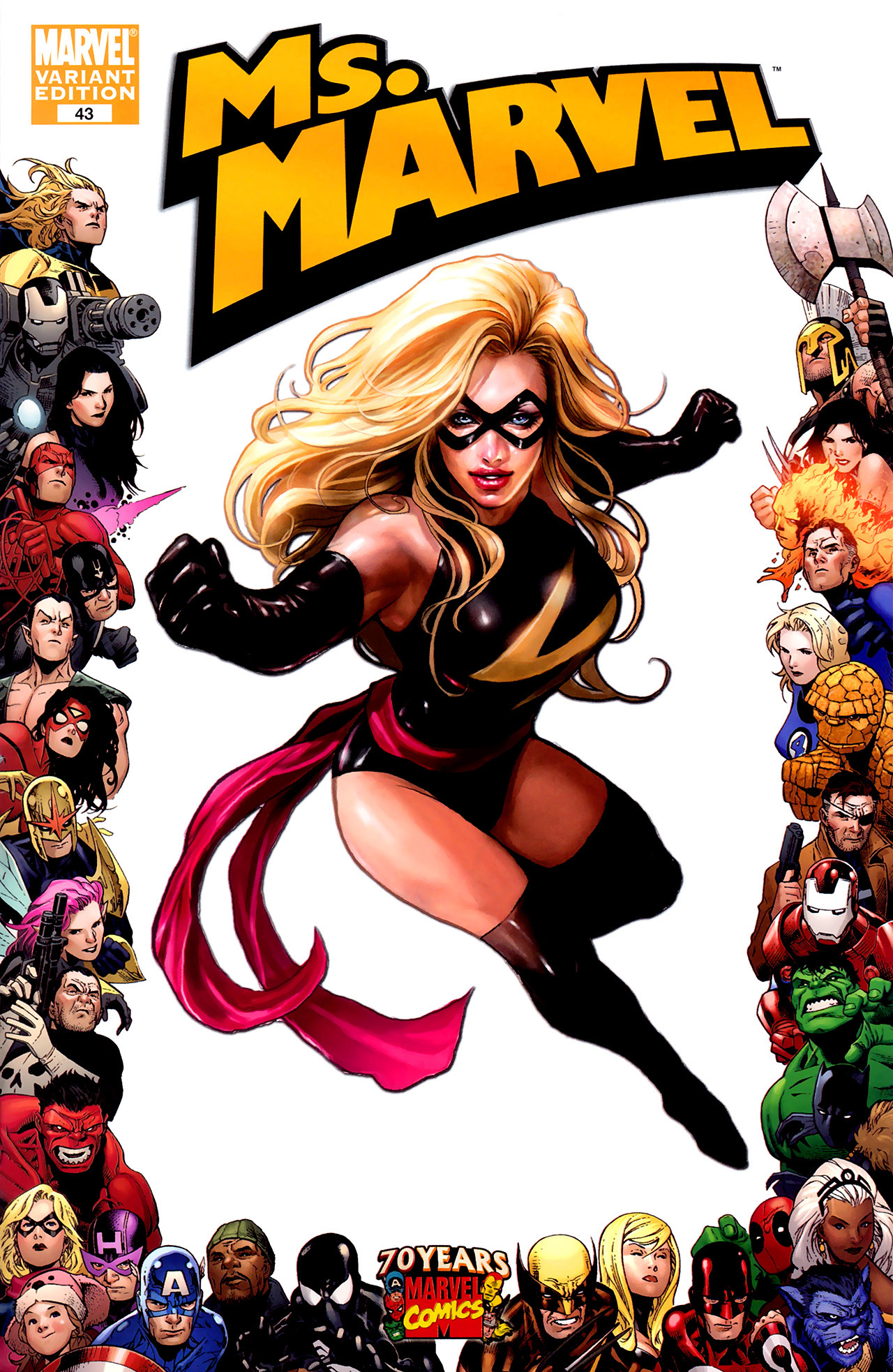 For more than 30 years, Carol Danvers was the woman behind the mask of the multi-talented superheroine Ms. Marvel (among other characters). [Contributed photo]
