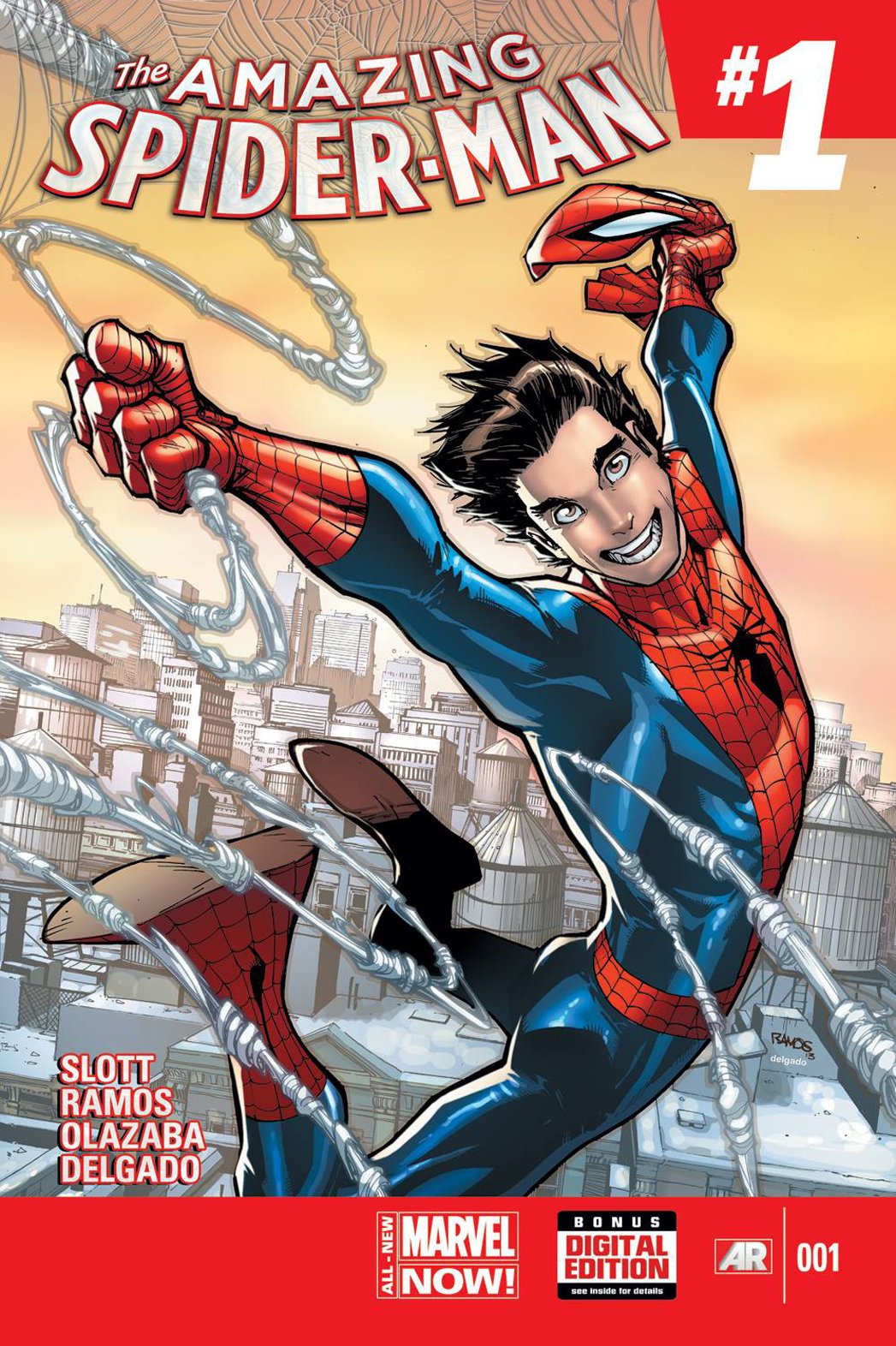 White, suburban teenager Peter Parker, pictured, has long been the go-to alter ego of Spider-Man series. [Contributed photo]