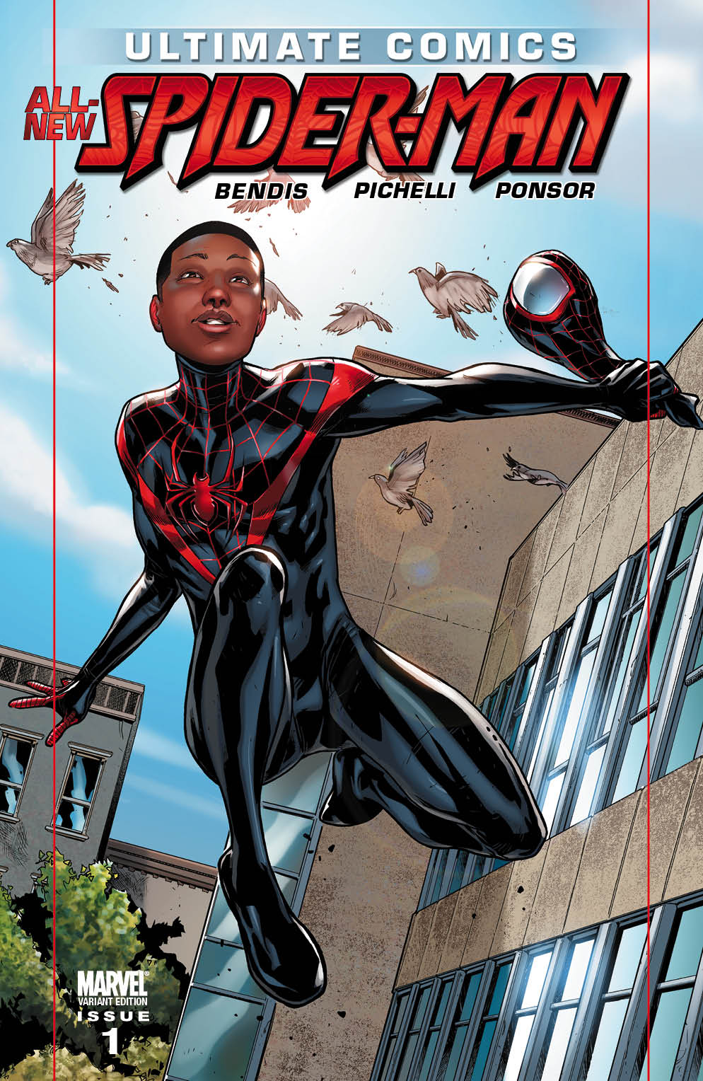 In 2014, Marvel introduced a new spin-off series of Spider-Man — Ultimate Spider-Man — that gave web-slinging powers to Miles Morales, a half-black-half-Latino teenager. The character proved so popular that when a Marvel universe event tossed all its storylines into turmoil, Miles became the official Spider-Man in the mainline series as well. [Contributed photo]