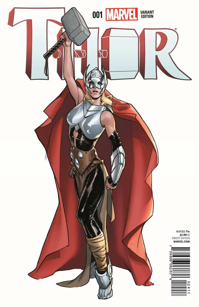 In 2014, a new Thor storyline was introduced that featured a woman — Jane Foster — who dons the mantle of Thor after being deemed worthy to wield the magic hammer Mjolnir.