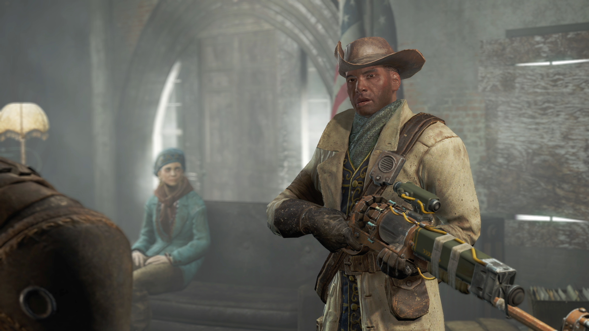 Players in "Fallout 4" will have to interact with a wide range of characters — from radiated mutants and ghouls to robots and human scavengers. [Contributed image.]