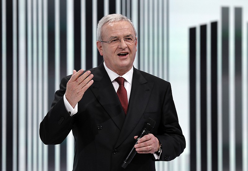 Martin Winterkorn, VW CEO, has said he is "deeply sorry" the German company violated U.S. emissions standards. (AP Photo/Paul Sancya)