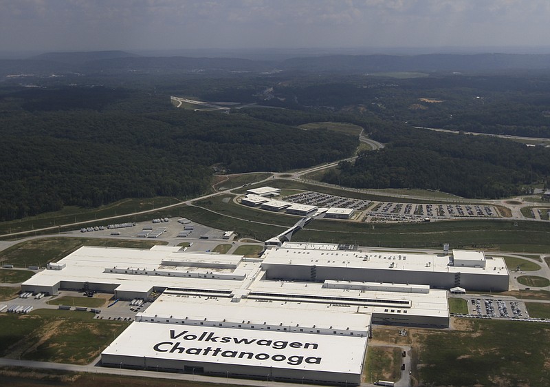 Volkswagen manufactures cars at its plant in Chattanooga. 