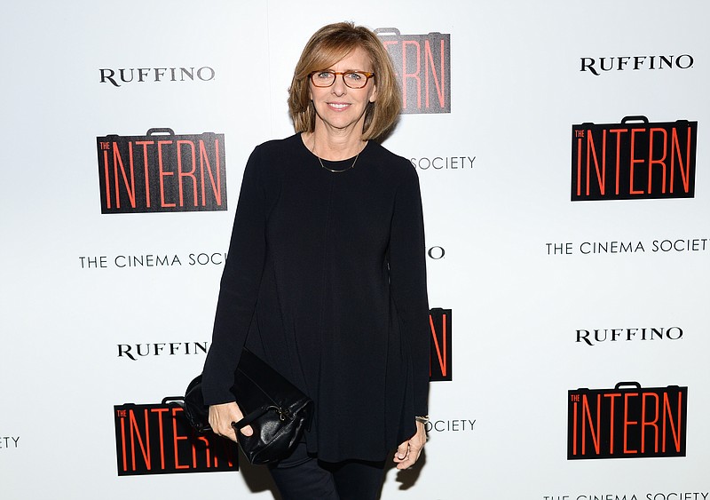 
              Writer/director Nancy Meyers attends a special screening of "The Intern", hosted by The Cinema Society and Ruffino, at the Landmark Sunshine Cinema on Tuesday, Sept. 22, 2015, in New York. (Photo by Evan Agostini/Invision/AP)
            