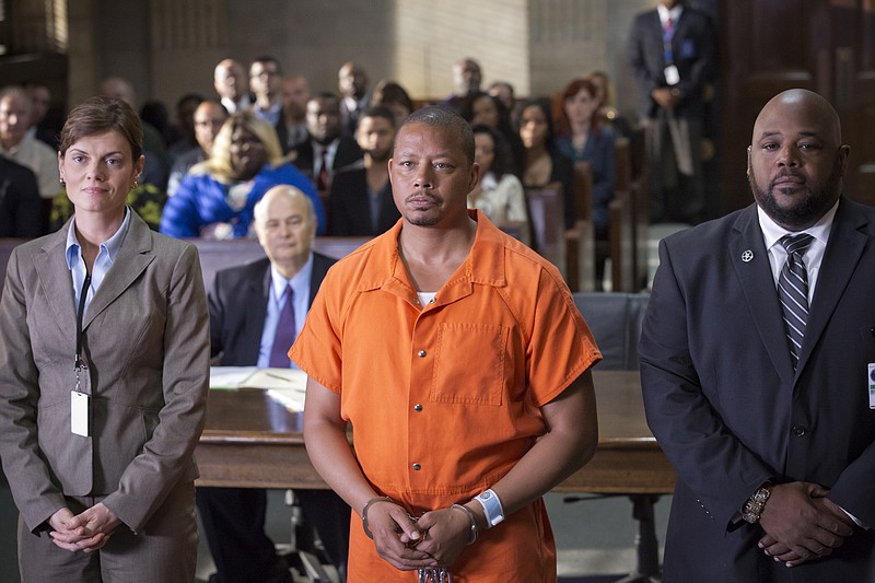 
              In this image released by Fox, Terrence Howard portrays Lucious Lyon in the season two premiere of "Empire." Google said Friday the most searched query about fall premieres over the past week was about when Fox's "Empire" would return. The new season debuted to 16.2 million viewers on Wednesday night, the Nielsen company said. (Chuck Hodes/FOX via AP)
            
