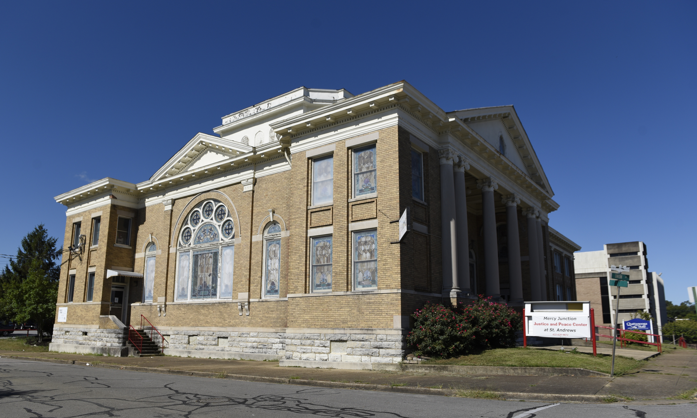 The Mercy Junction Justice and Peace Center at St. Andrews, seen Sunday, Sept. 13, 2015, in Chattanooga, Tenn., is located at 1918 Union Ave. in Highland Park.