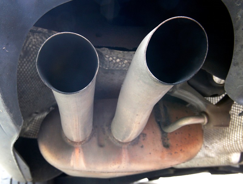 A VW tailpipe