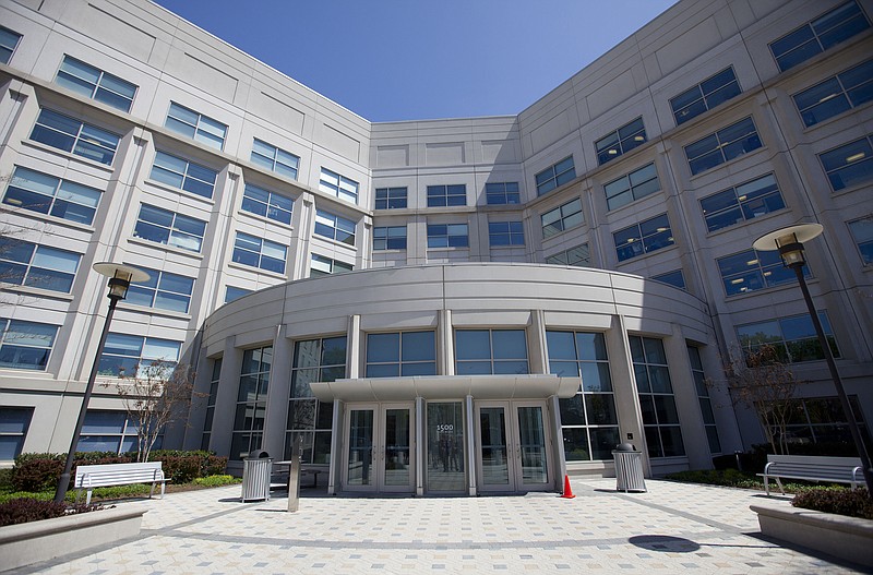 
              This April 24, 2015, photo shows the CIA's Liberty Crossing Intelligence Campus in McLean, Va. With no regular American presence in the war theater, the U.S. has struggled to answer basic intelligence questions about the situation in Syria and Iraq, including the Islamic State group's fighting strength. (AP Photo/Pablo Martinez Monsivais)
            