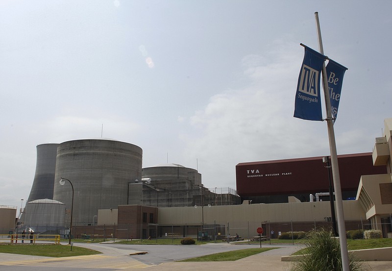 Staff Photo by Dan Henry- 4/17/13. Inside of the protected are of TVA's Sequoyah Nuclear Plant. 