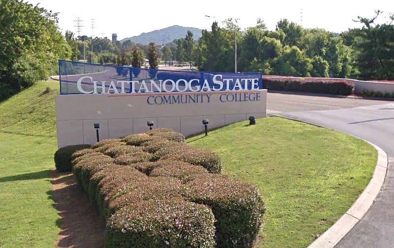 Chattanooga State Community College's entrance is pictured in this Google photo.