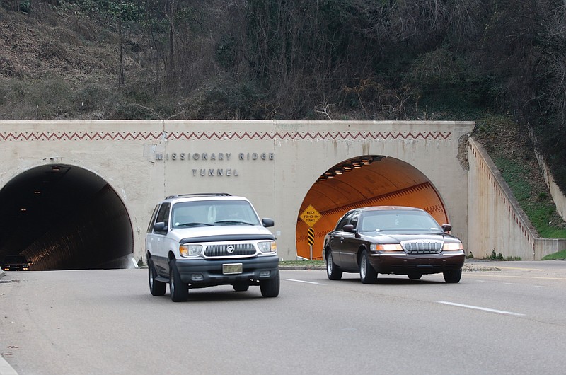 The Missionary Ridge Tunnels on Brainerd Road