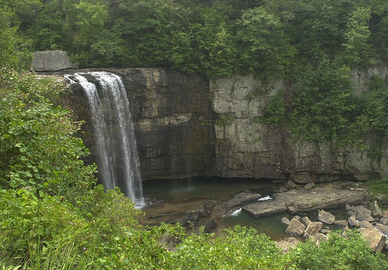 The falls at the Lula Lake Land Trust atop Lookout Mountain is shown in this file photo.