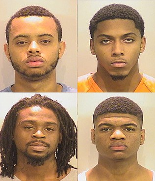 Tuscaloosa County authorities say four men accused of raping an unconscious woman have been arrested.