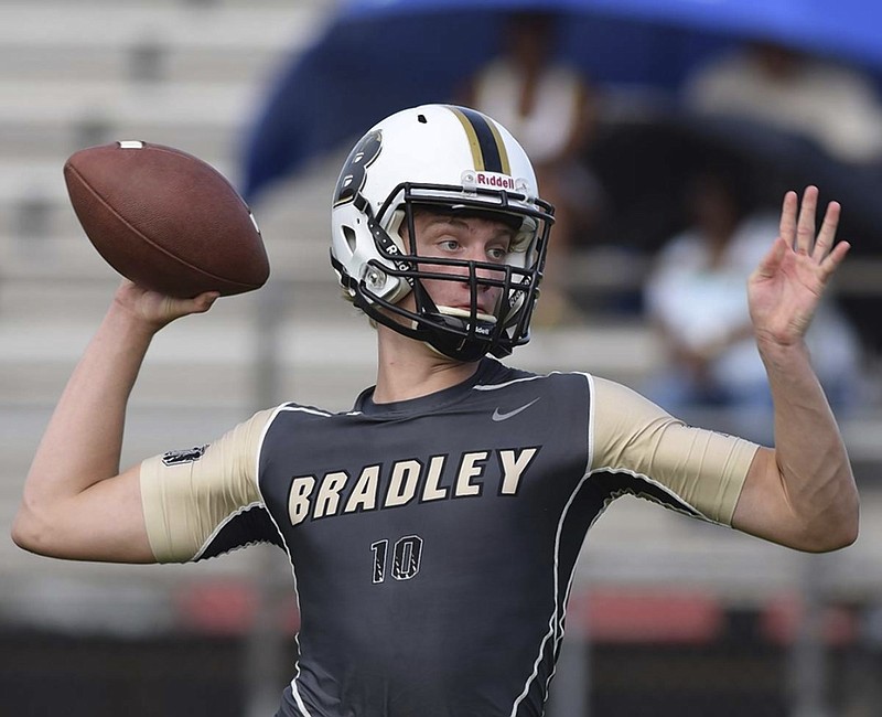 Bradley Central High School quarterback Cole Copeland