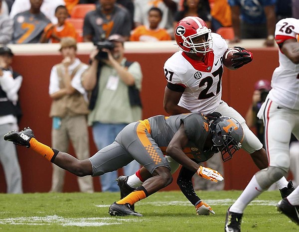 2015 GEORGIA Bulldogs v Southern Jaguars football program, Nick Chubb cover