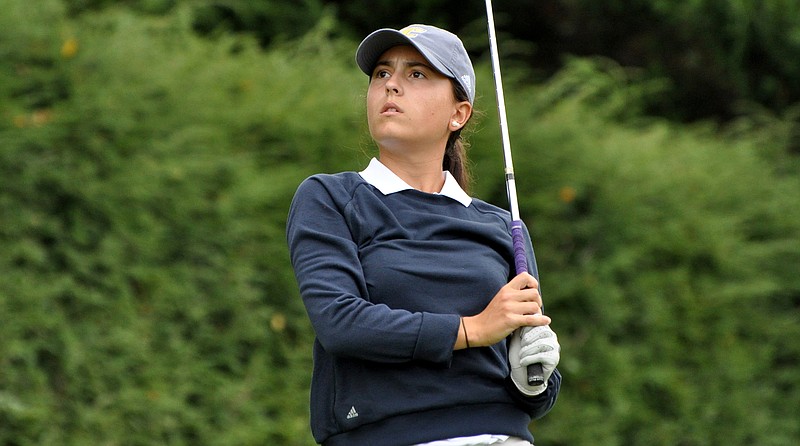 Monica San Juan tied for ninth individually as the UTC women's golf team finished second in the 19-team Pinehurst Challenge tournament Monday and Tuesday.