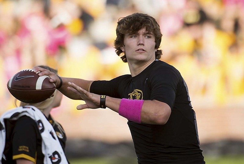 Missouri quarterback Drew Lock, a freshman, is among the many players in the SEC East who have been thrust into bigger roles this season.