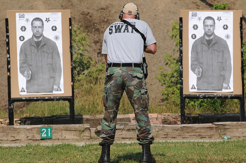 A Chattanooga officer trains in this file photo.