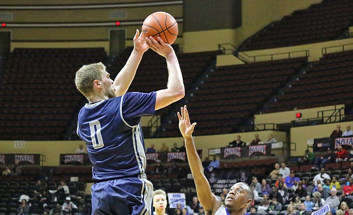 Jordan Bowling, the MVP of the 2015 NAIA basketball tournament, puts up a shot during Dalton State's run to the national title. The senior is the only returning starter for the Roadrunners, who have been picked to win the Southern States Athletic Conference.
