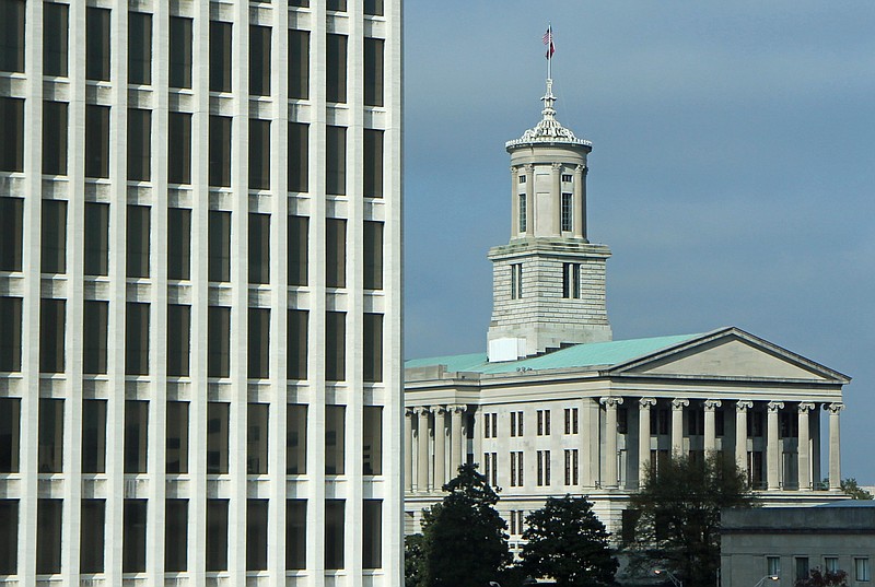The Tennessee Capitol in Nashville, Tenn.