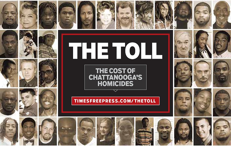 The Toll is a new, comprehensive online database covering all Chattanooga homicides since 2011.