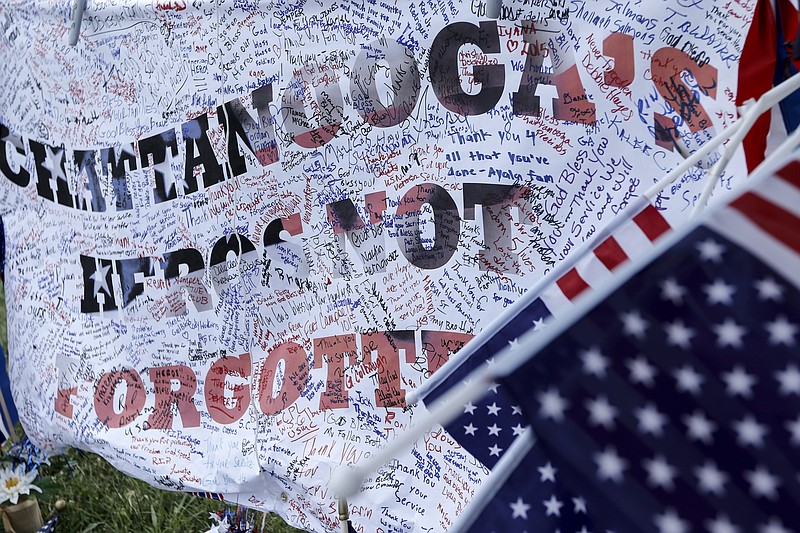 Even though the death of shooter Mohammad Abdulazeez is classified as a homicide, the lives of the five people who died at his hands in July will never be forgotten, as signified by a banner erected two days after the incident.