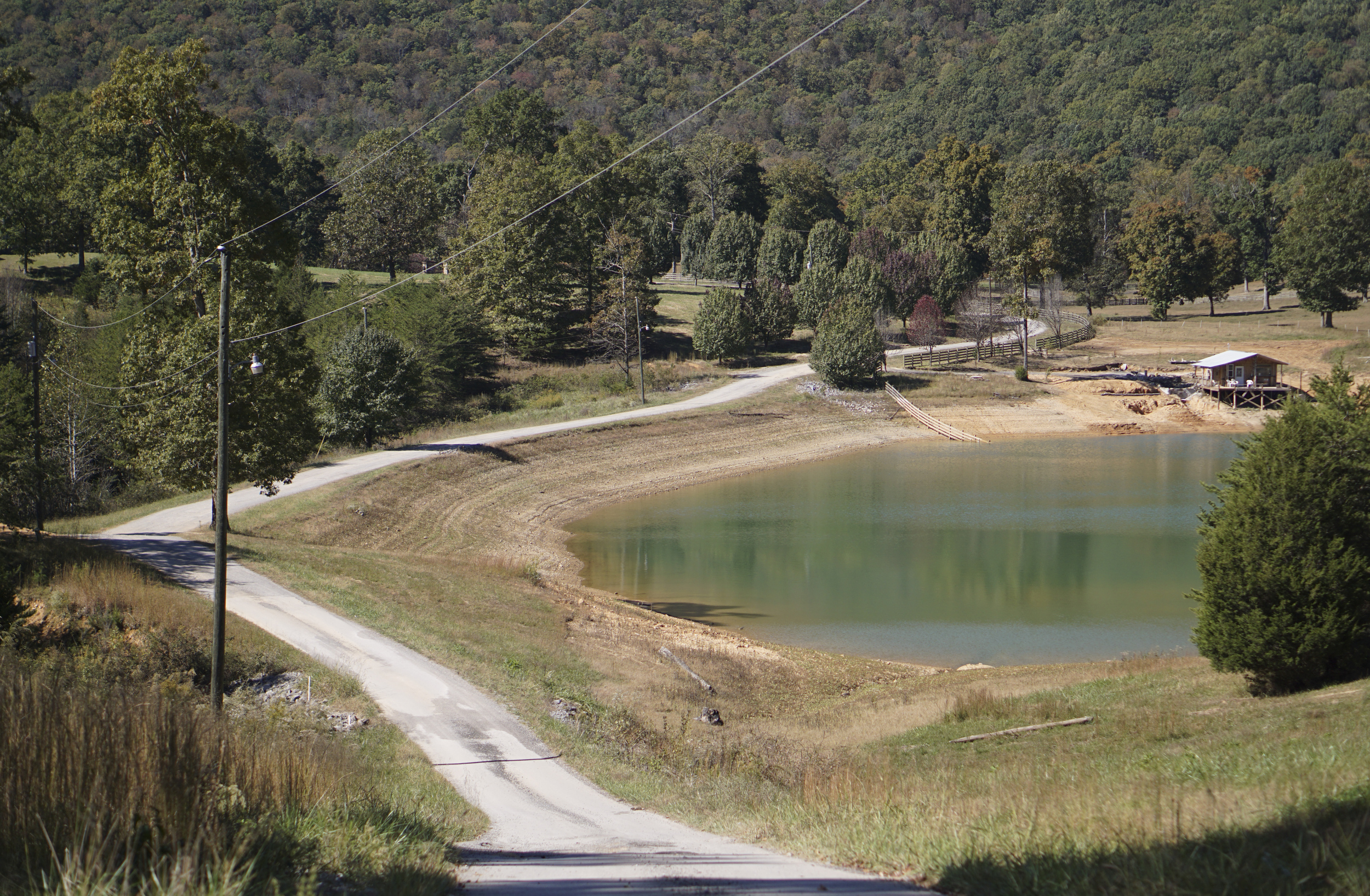 Staff Photo by Dan Henry / The Chattanooga Times Free Press- 10/19/15. The Johnson's Crook Valley near the Georgia-Alabama border in Rising Fawn, Ga., as seen on Monday, October 19, 2015. The Georgia-Alabama Land Trust and Southeastern Cave Conservancy, Inc., are partnering to create the largest cave preserve in Georgia consisting of 1,300 acres of land in the Johnson's Crook Valley.