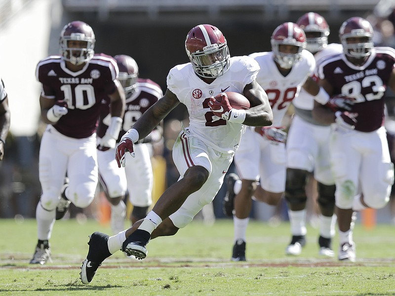 Alabama junior running back Derrick Henry had 32 carries for 236 yards and two touchdowns in last week's 41-23 win at Texas A&M.