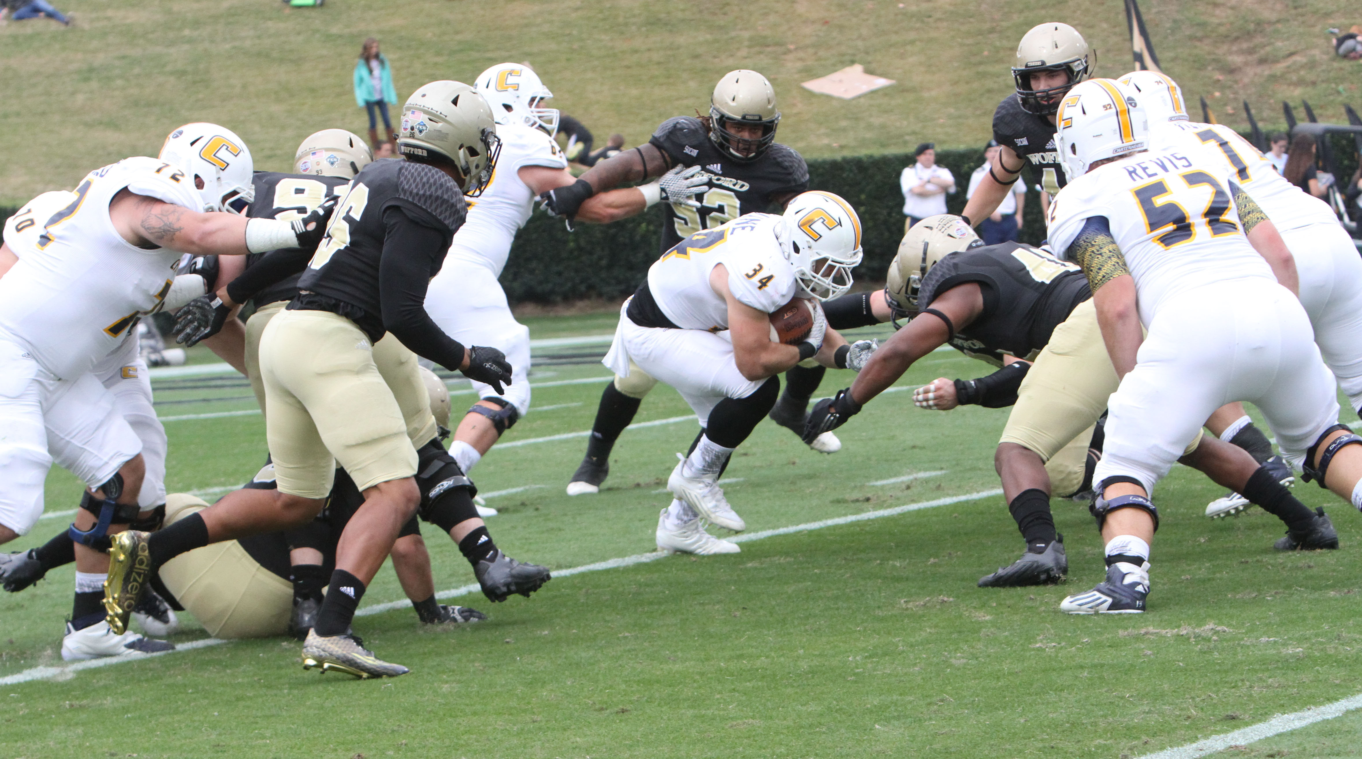 UTC's Derrick Craine against Wofford