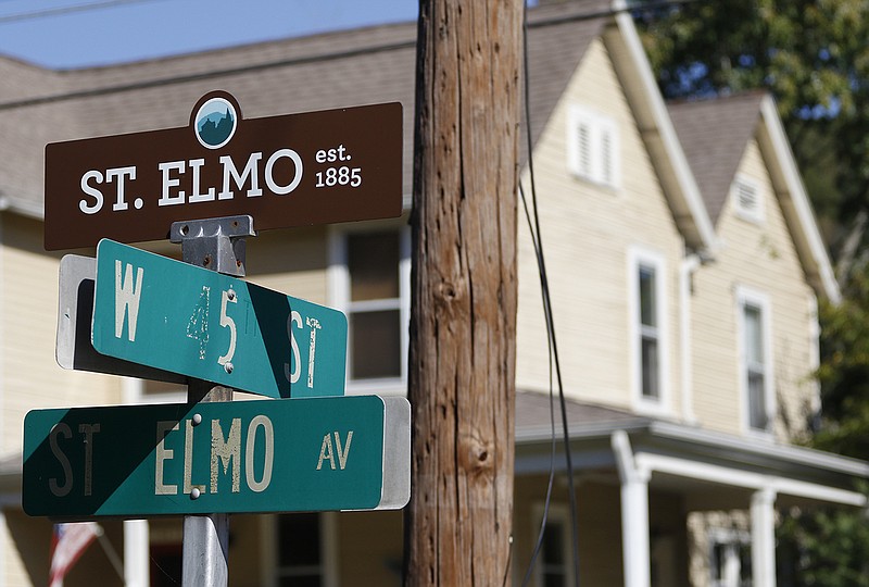 Historic homes are a feature of St. Elmo, Tenn.