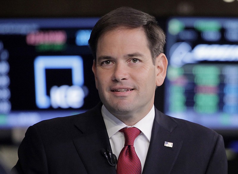 Sen. Marco Rubio, R-Fla., committed the unpardonable sin of mansplaining during last week's Republican presidential debate, according to a pro-Hillary Clinton super PAC.