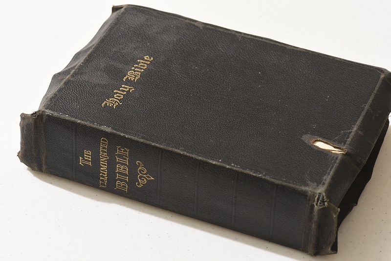 Photographed on Tuesday, Oct. 29, 2015, in Dalton, Ga., this Bible belonged to Becky Kinnett, who died in 1954. Her granddaughter, Sylvia Summers, now owns this Bible, and has used it to research family history.  