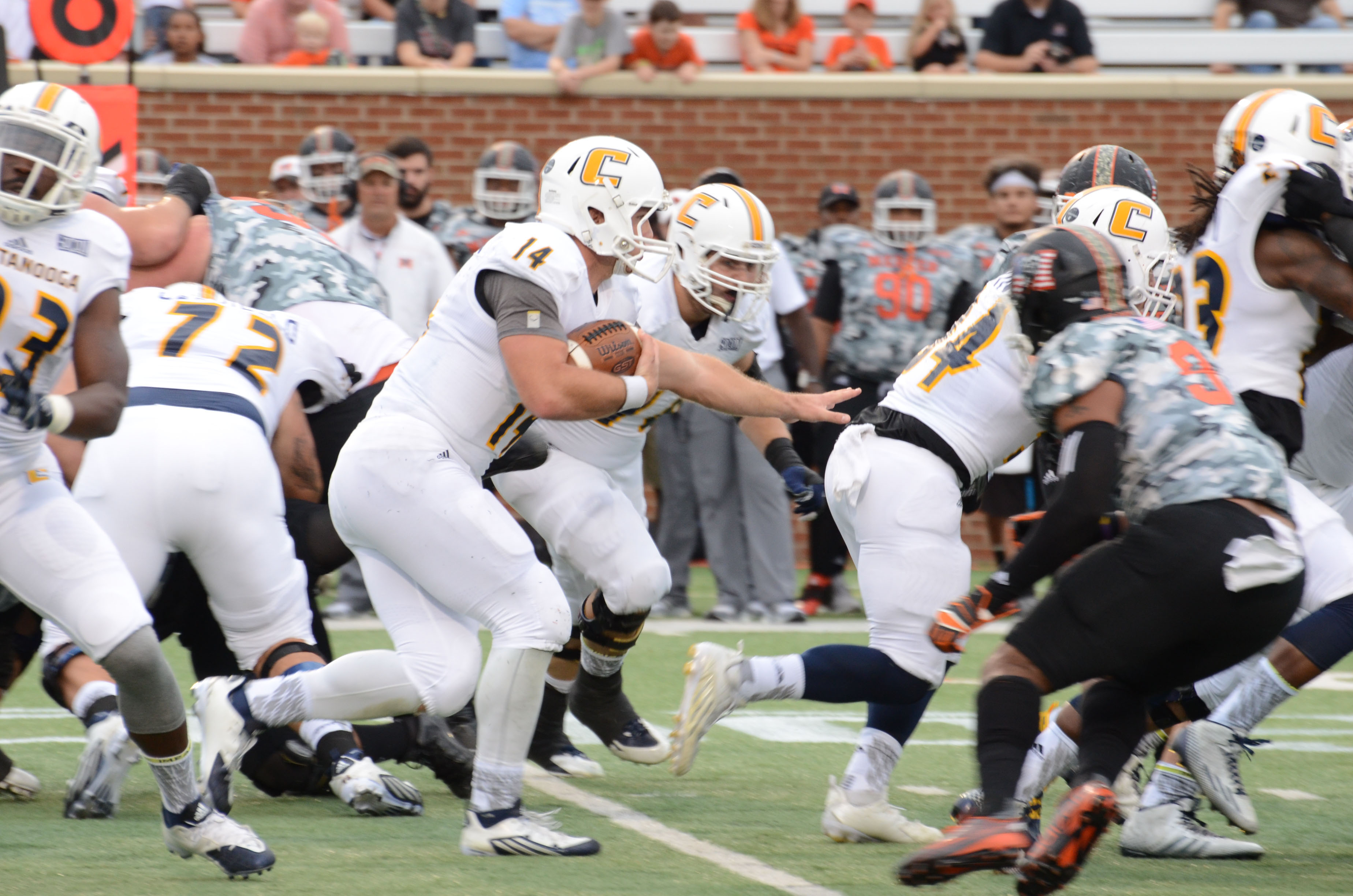 UTC's Jacob Huesman against Mercer