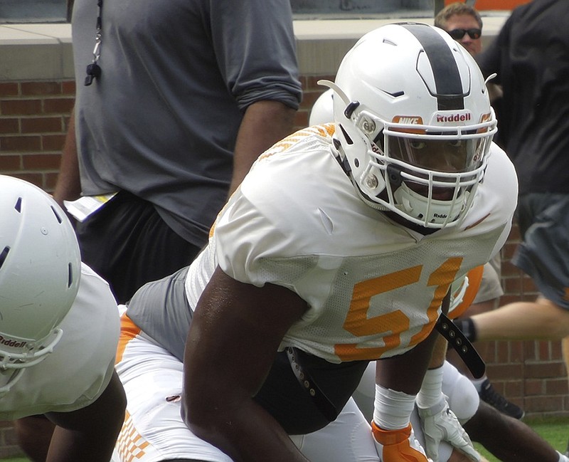 Drew Richmond has gone from five-star recruit to redshirt freshman at Tennessee, but coaches are doing their best to offer perspective to the offensive lineman, and they expect big things out of him in the coming seasons.