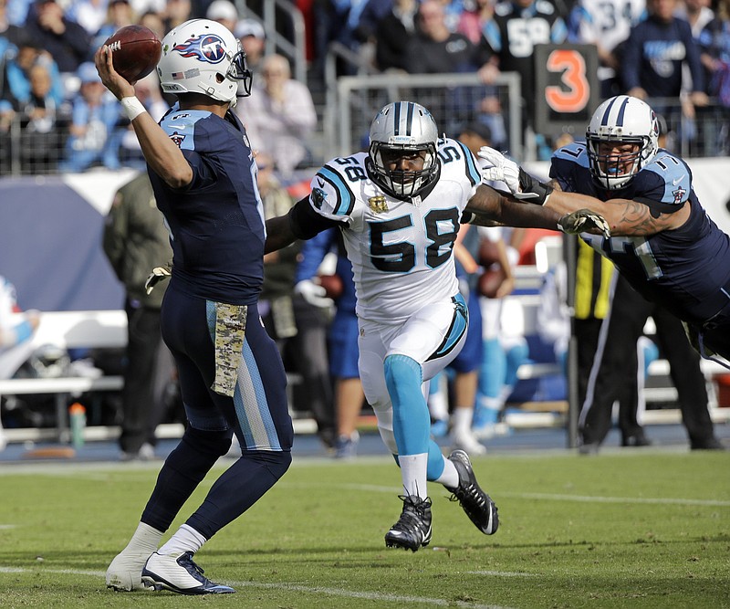 Mariota, Titans appealing as home underdog vs. Panthers