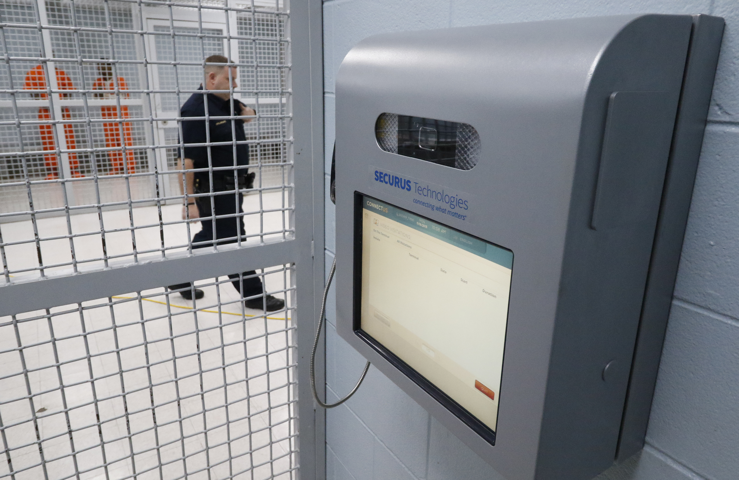 New video kiosks have been installed at the jail in downtown Chattanooga and will be used for all visitation for inmates from here on out.