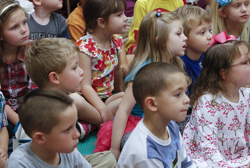 Christi Madewell's pre-kindergarden class is pictured at Dade County Elementary.