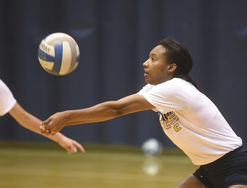 Briana Reid has been among the leading players this season for the UTC volleyball team, which heads to this weekend's Southern Conference tournament in Cullowhee, N.C., as the No. 1 seed thanks to winning the regular-season championship. It's the Mocs' first league title since 1999.
