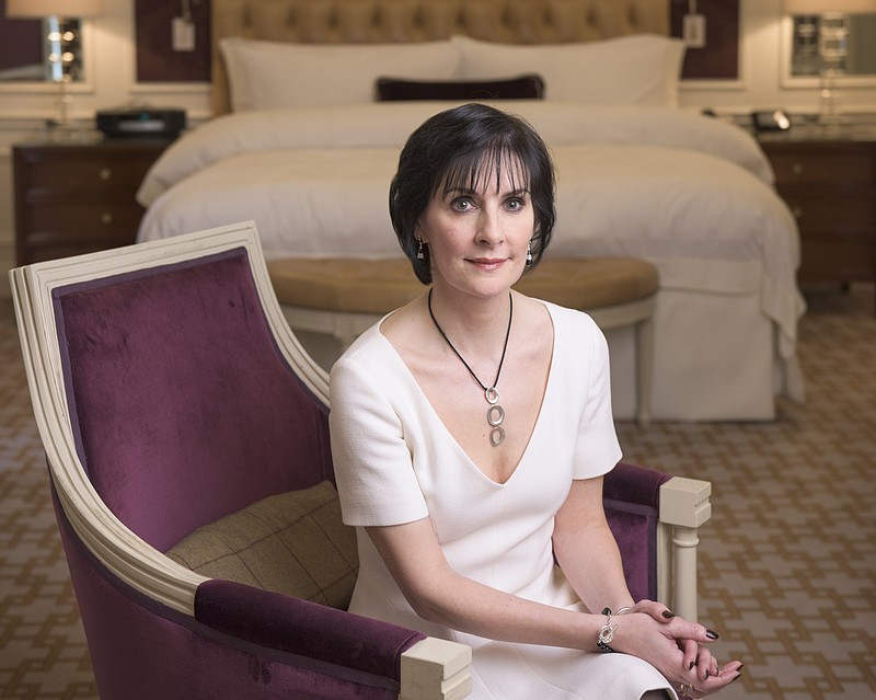 
              This Oct. 14, 2015 photo shows singer Enya posing in New York to promote her new album "Dark Sky Island." (Photo by Drew Gurian/Invision/AP)
            